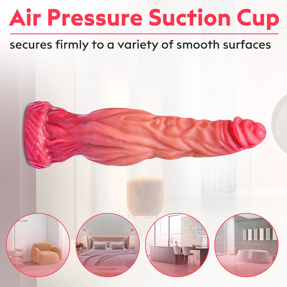 10 Inch Extra Large Dildo| with Veined Allovers Dildo-Uxolclub