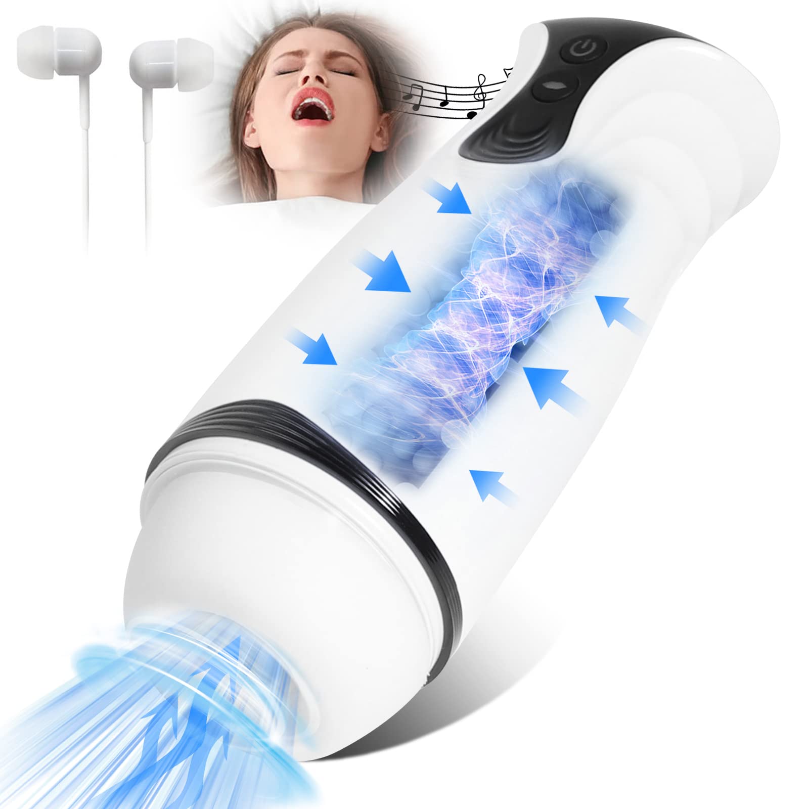 Fully Automatic Clip-Sucking Vibrating Vocal Masturbator-Uxolclub