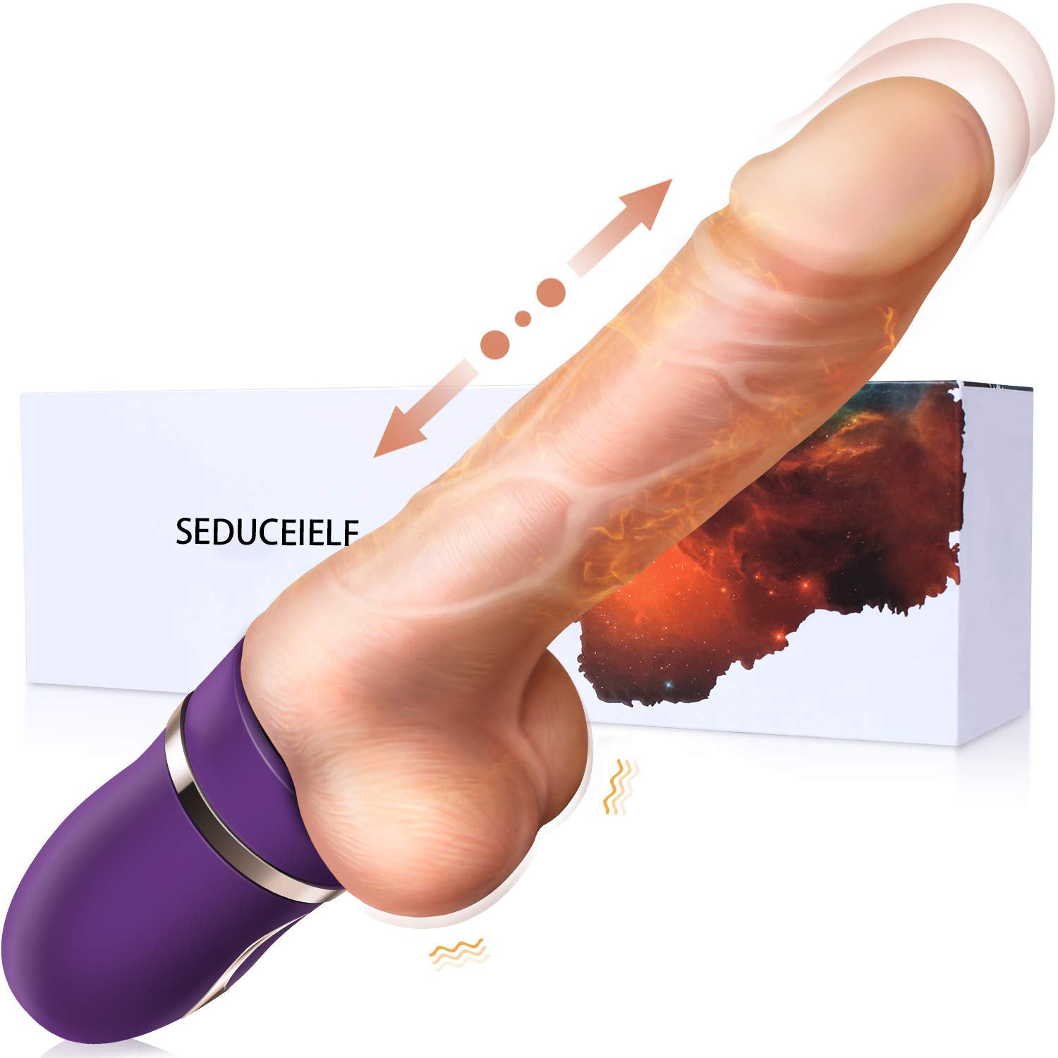 Allovers Thrusting Dildo - Dildo Thrusting Vibrator Mimics Real Sex-Uxolclub