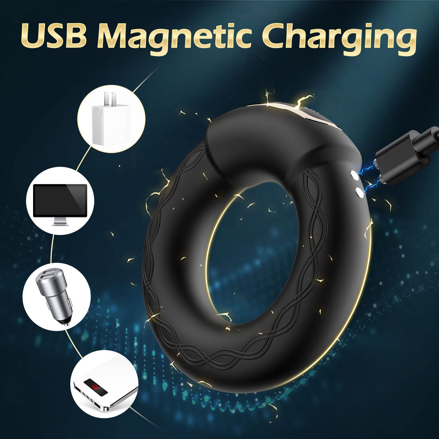 how to charge vibrating cock ring Xbonp 7 frequency Finger Sleeve Vibrator for Women G-Spot Massager Sex Toys  for Women main image 0