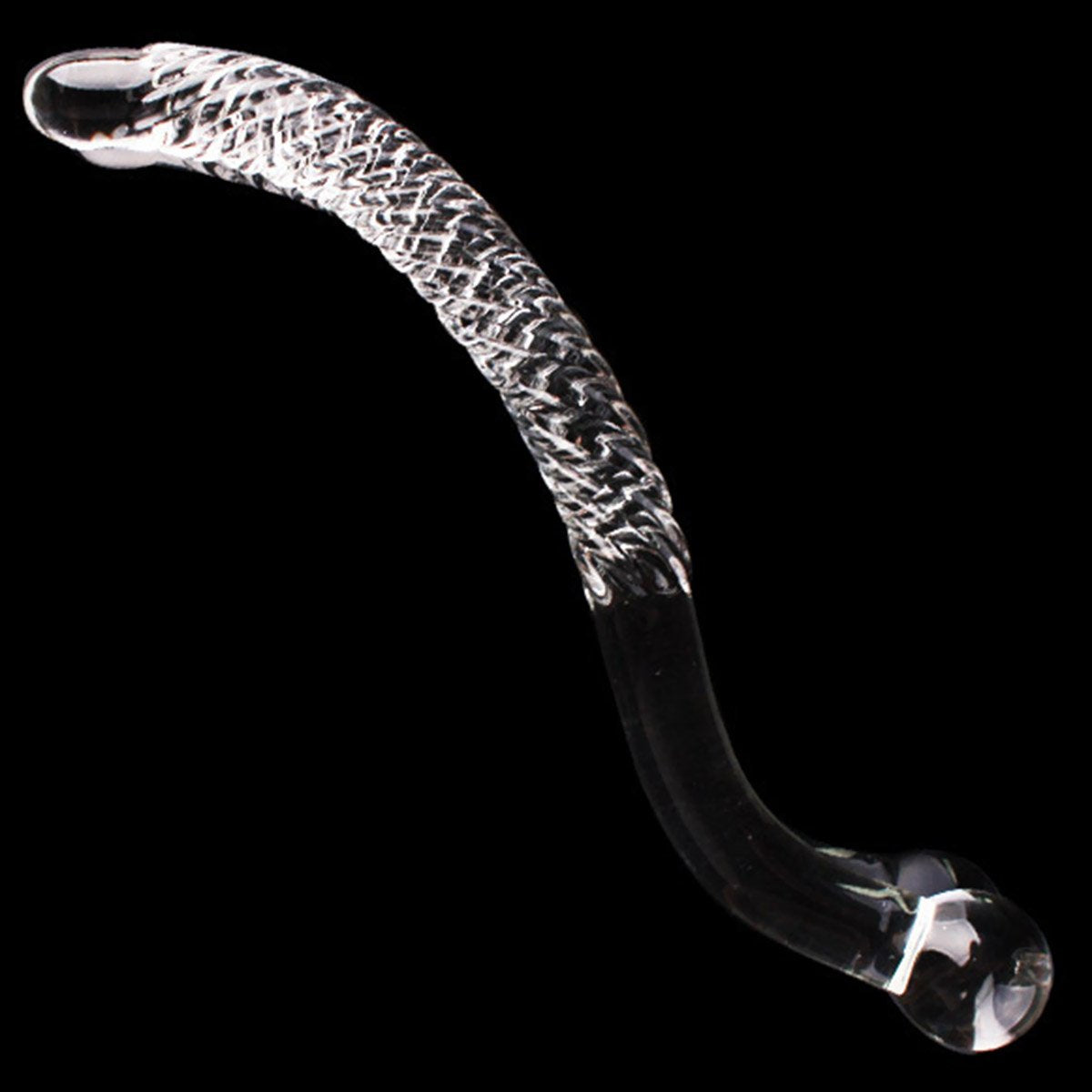 Crystal Glass Pleasure Wand Dildo-Uxolclub
