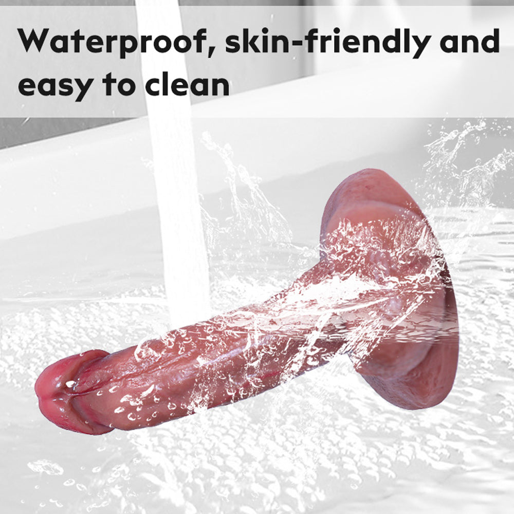 Most Realistic Dildo 8 Inch Dildo Silicone Allovers Dildo-Uxolclub