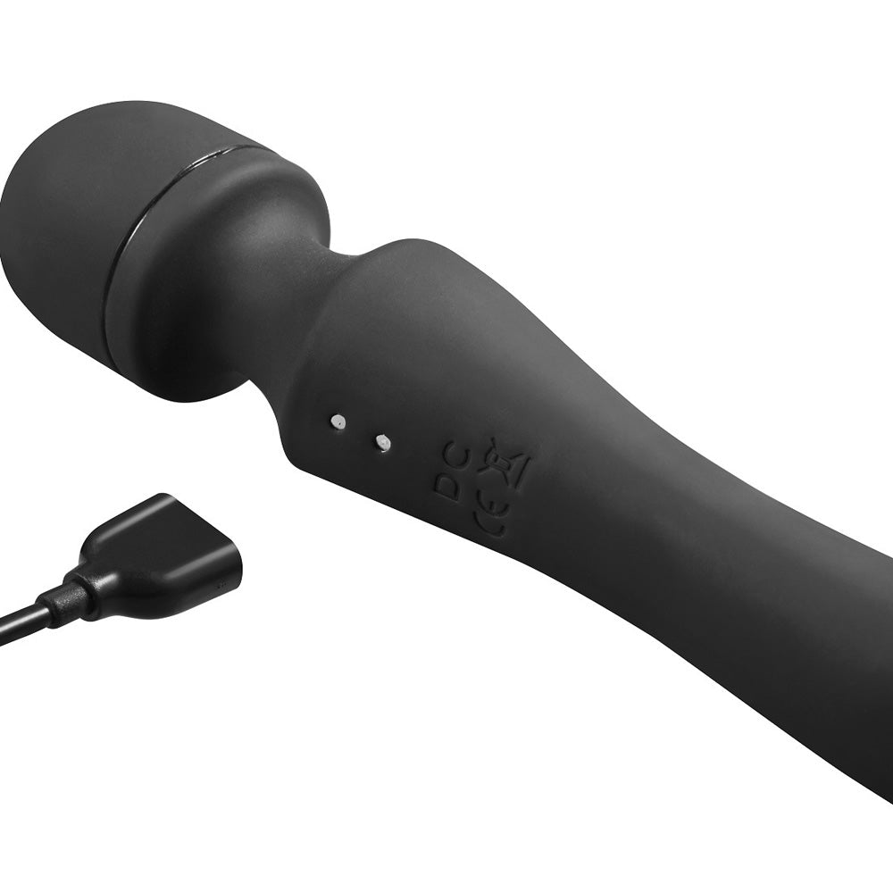 Magnetic Magic Wand Rechargeable  Silicone Vibrating Dildos-Uxolclub