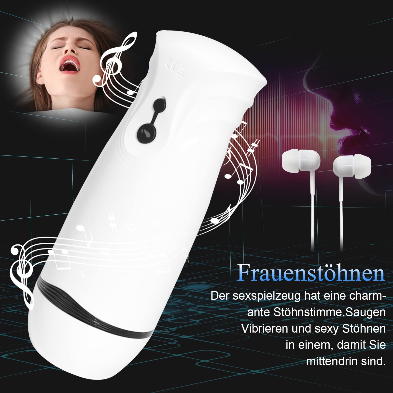 Fully Automatic Clip-Sucking Vibrating Vocal Masturbator-Uxolclub