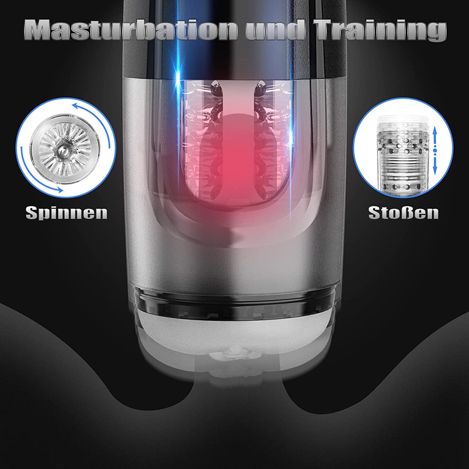 Werewolf 2-in-1 Fully Automatic Rotating Masturbation Cup-Uxolclub