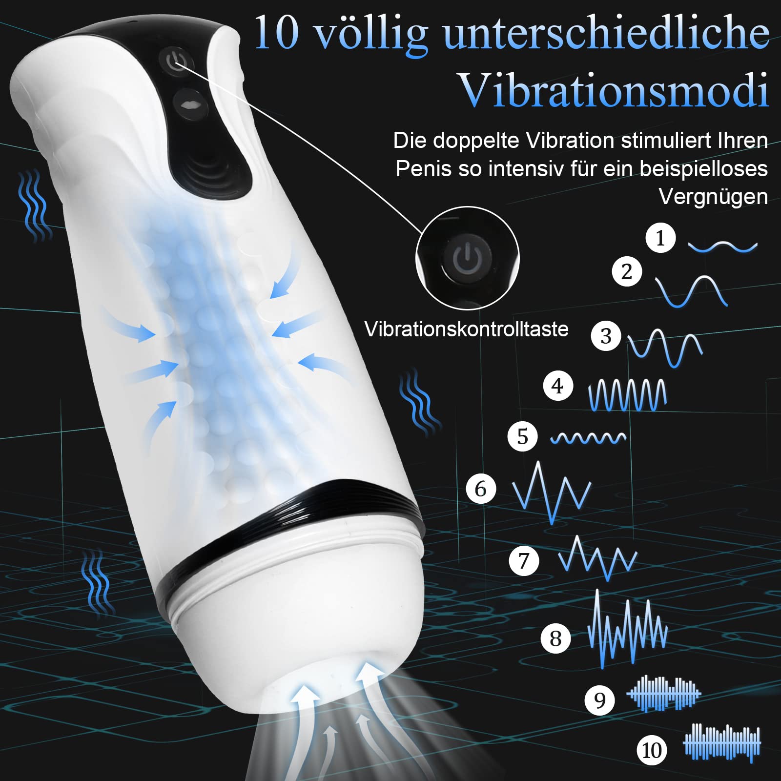 Fully Automatic Clip-Sucking Vibrating Vocal Masturbator-Uxolclub