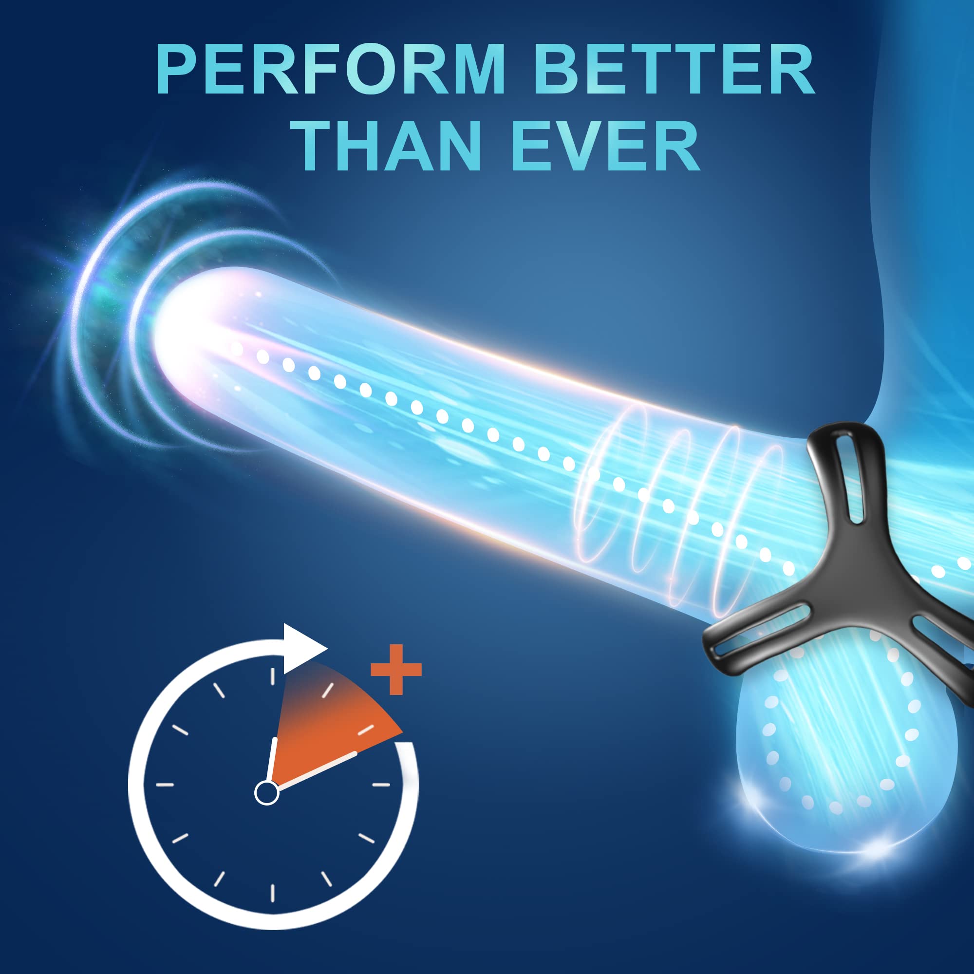 3 in 1 Silicone Penis Ring