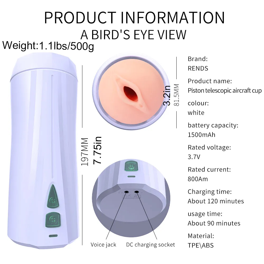Interstellar Exploration Piston Telescopic Aircraft Cup