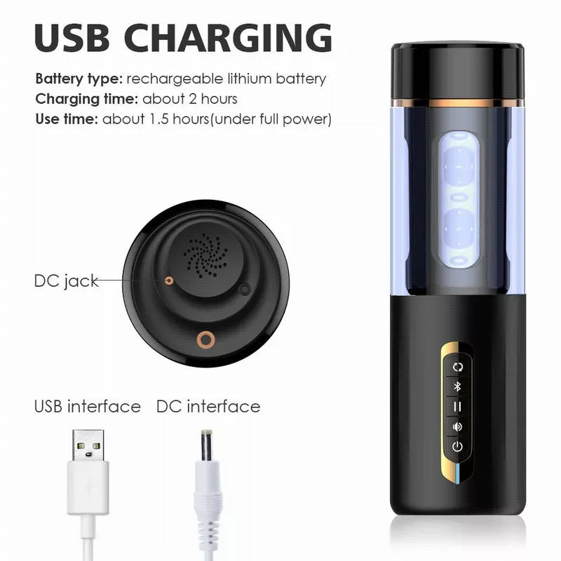 Black Dragon Bluetooth Male Masturbation Cup