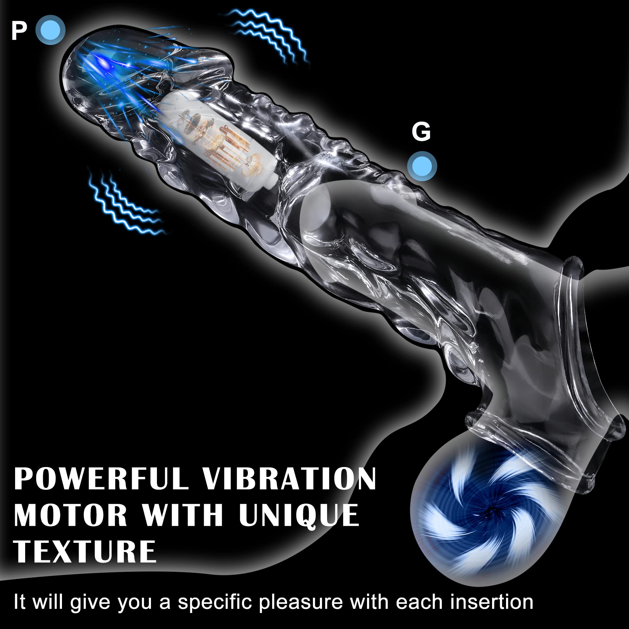 2023 Latest Hot Style Low Price 💥💥Y-Reusable Penis Extension Vibrator