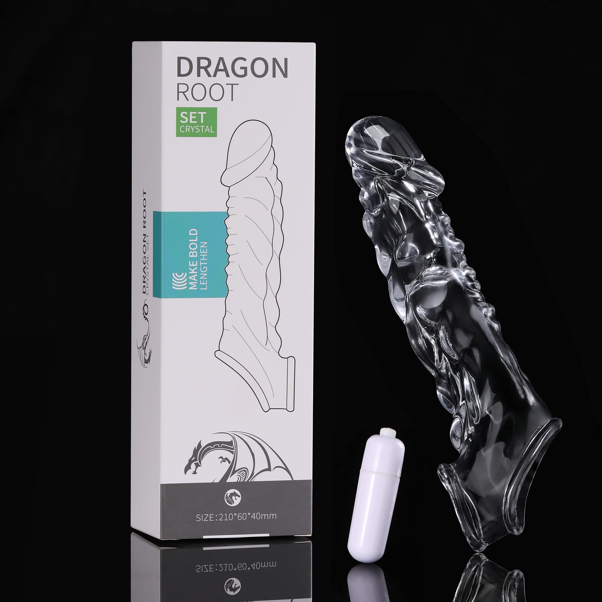2023 Latest Hot Style Low Price 💥💥Y-Reusable Penis Extension Vibrator