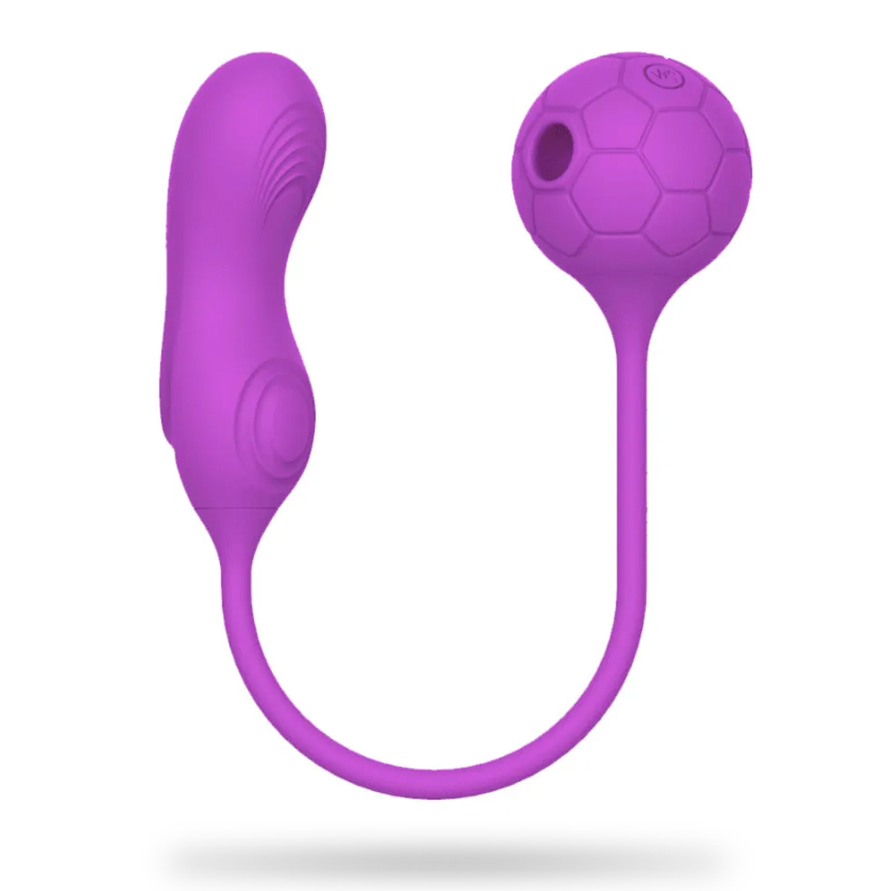 Football Babe Double Head Sucking Vibrator