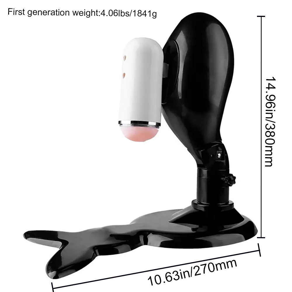 FlexRider Hands Free Male Masturbator Powerful Automatic Telescopic Machine with Stand and Adjustment Speed Remote Control-Uxolclub - Best Adult Sex Toys Online Retailers