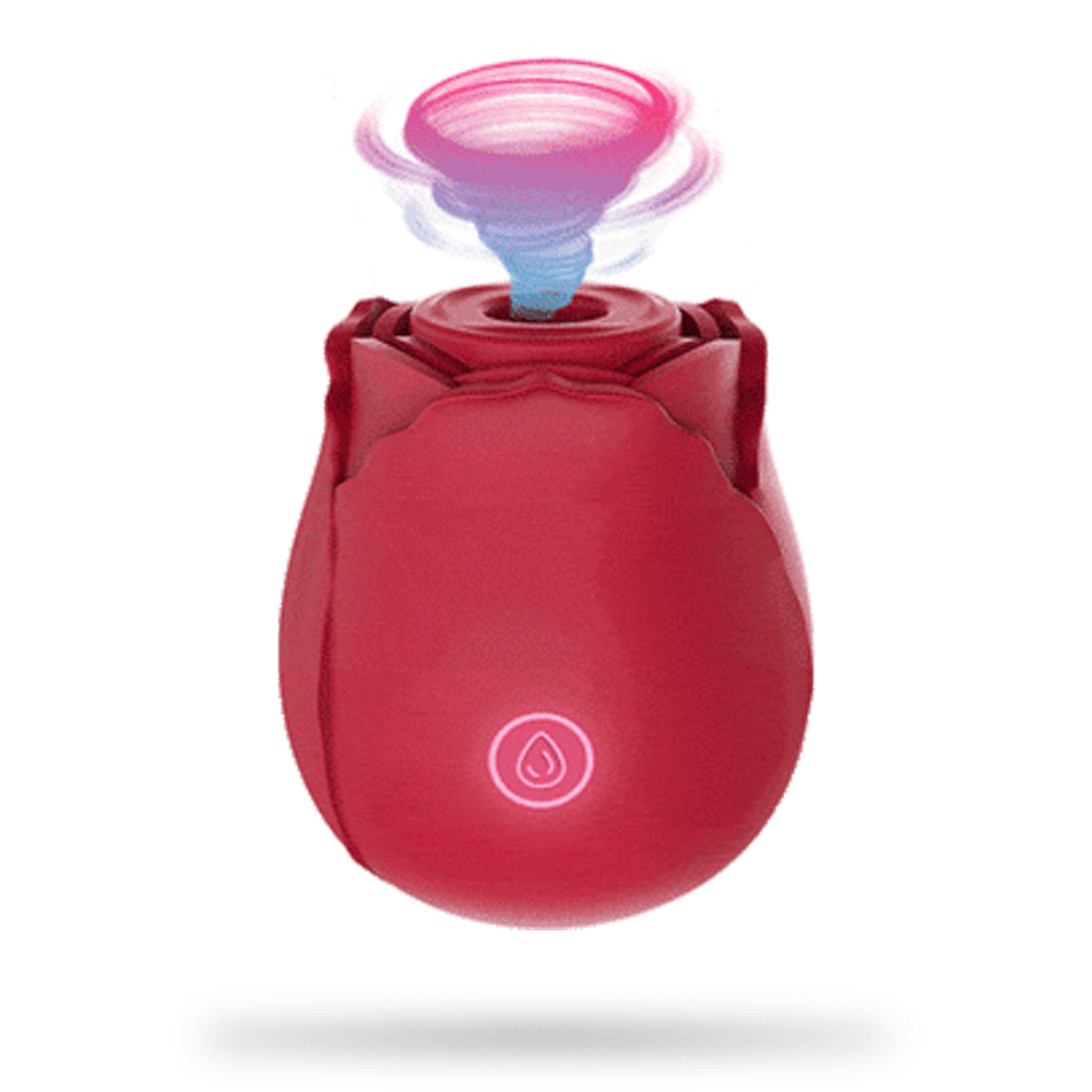 Rose Vibrators - 7 Sucking Clit Massage Vibrating Rose Toy
