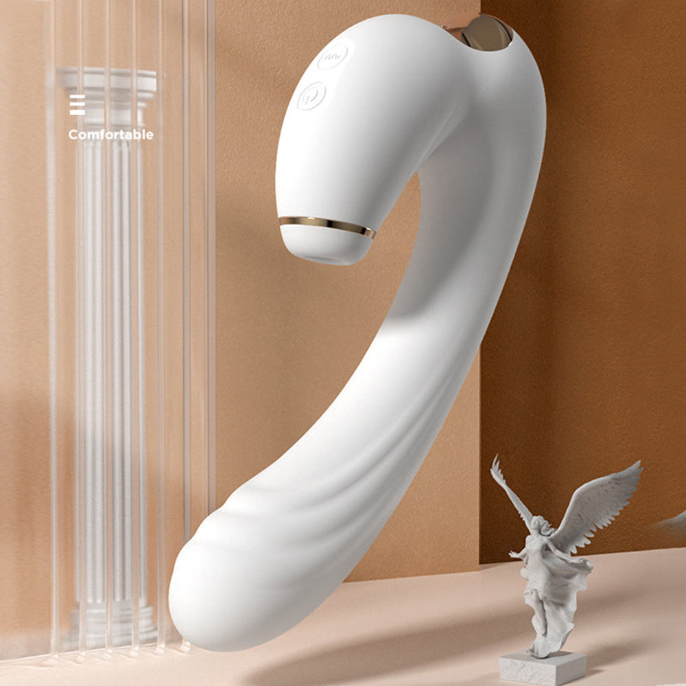 Sucking Vibration Pulse Double Shock Masturbator-Uxolclub