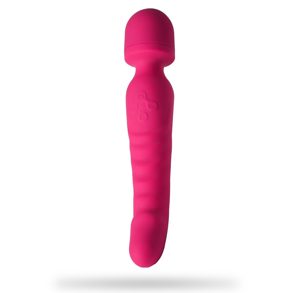 Double head vibrator double penetration vibrator