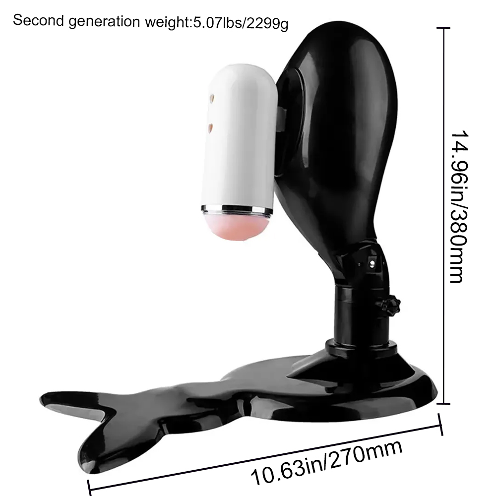 FlexRider Hands Free Male Masturbator Powerful Automatic Telescopic Machine with Stand and Adjustment Speed Remote Control-Uxolclub - Best Adult Sex Toys Online Retailers