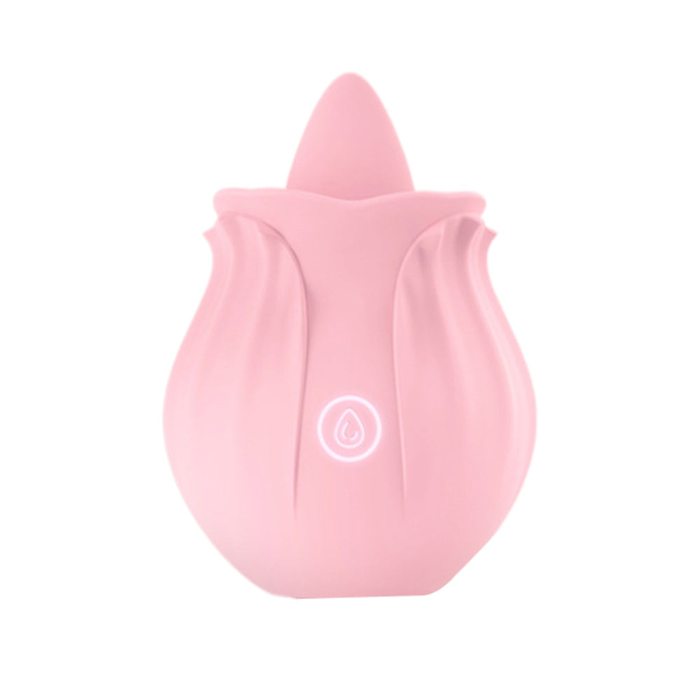 Rose Vibrator Series with Vibrating Tongue Vibrating Suction Sex Toys-Uxolclub