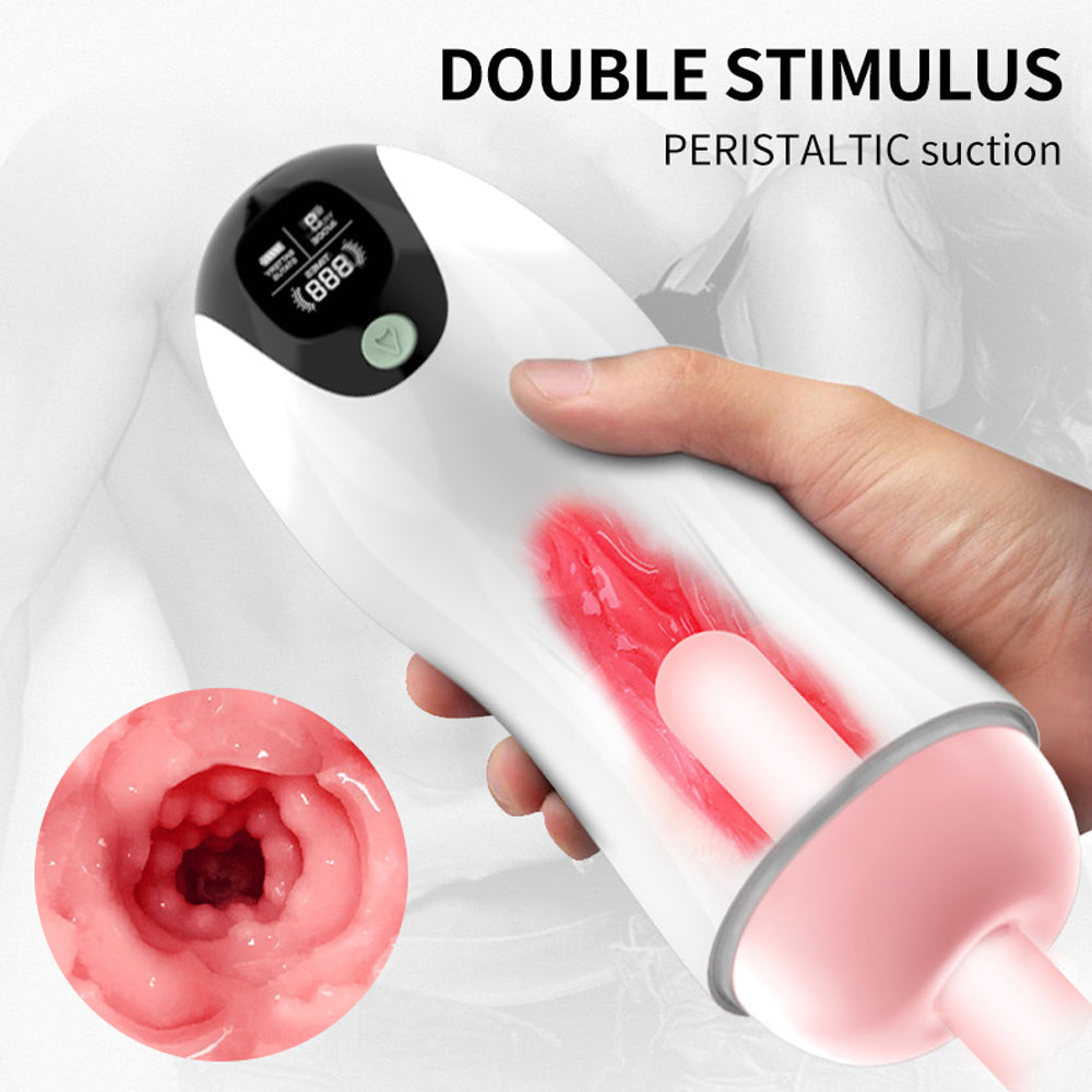 Fully Automatic Intelligent Retractable Rotary Masturbator-Uxolclub