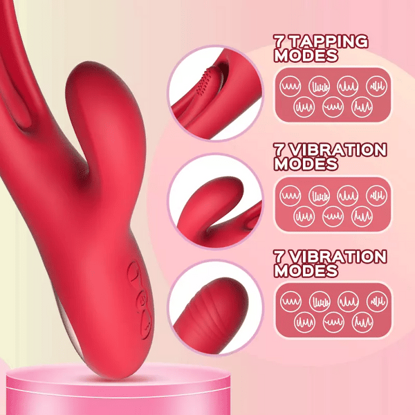 Bora - Rabbit Tapping G-spot Stimulator Womens Vibrator