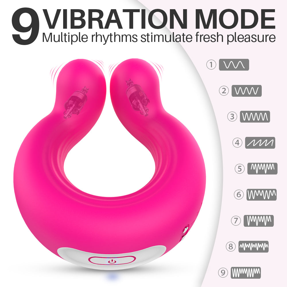 Silicone vibrating massage penis ring-Uxolclub
