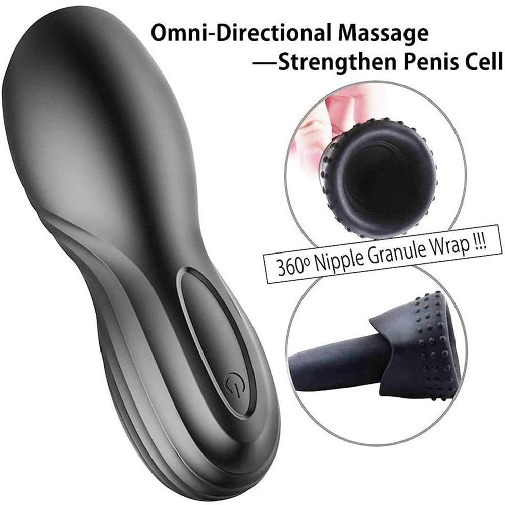 Black Shark Automatic Male Masturbation Cup-Uxolclub
