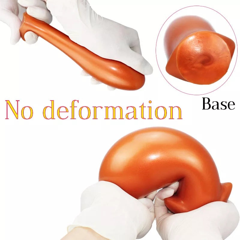 Dragon Egg Silicone Butt Plug Unisex Thrusting Butt Plug-Uxolclub