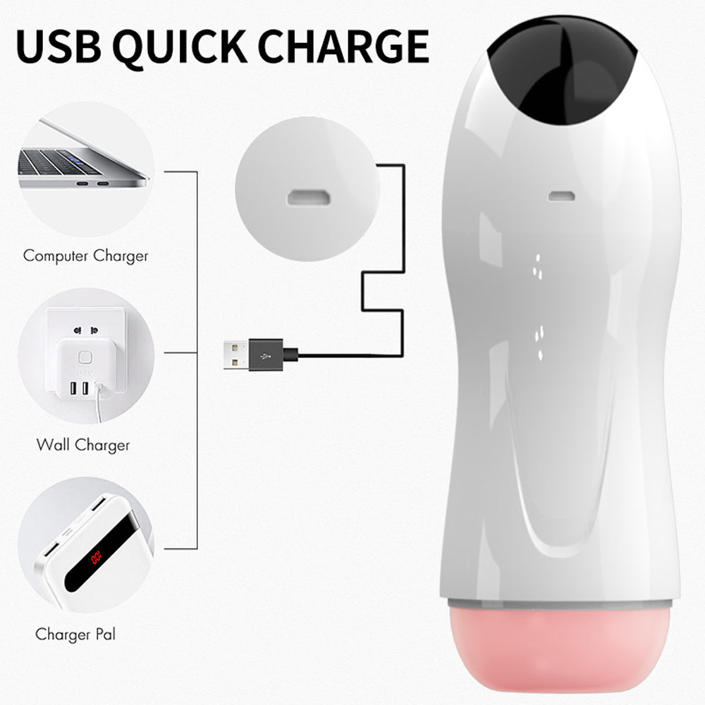 Fully Automatic Intelligent Retractable Rotary Masturbator-Uxolclub