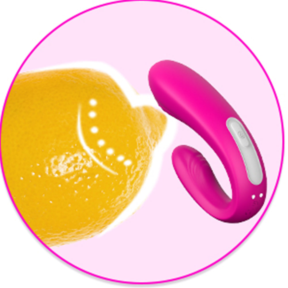 9 Frequency Vibration Couples Vibrator Wireless Remote Pink Vibrator-Uxolclub