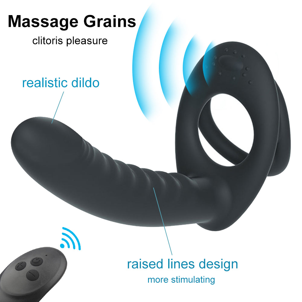 Single Ring Lock Sperm Anal Plug Retractable Prostate Massager