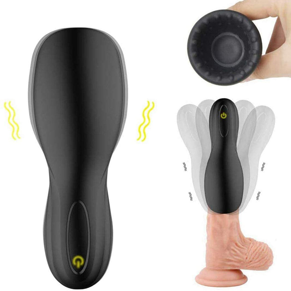 Black Shark Automatic Male Masturbation Cup-Uxolclub