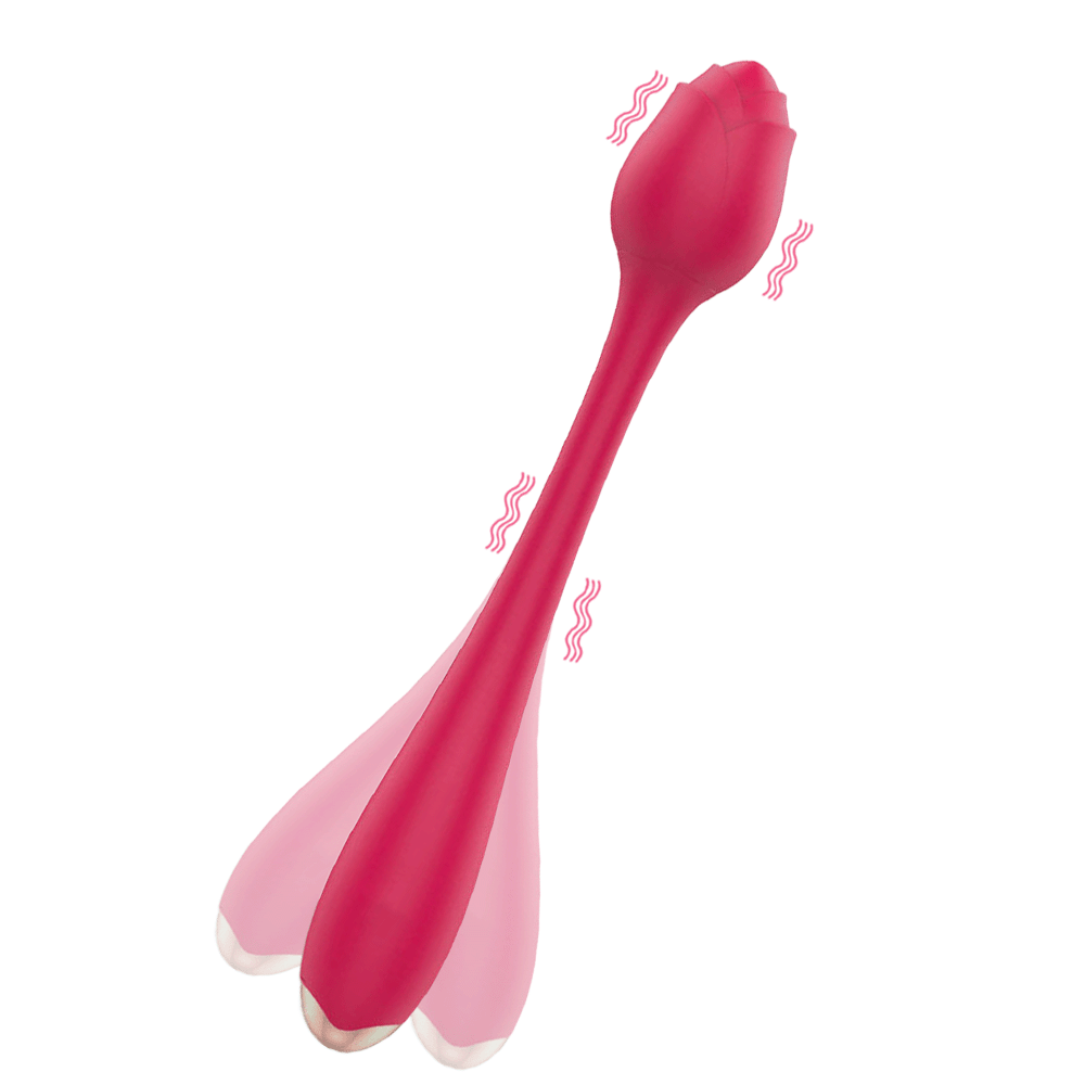 G-spot Rose Clitoral Stimulator Dildos Multifunctional Vibrator Female Rose Sex Toy-Uxolclub