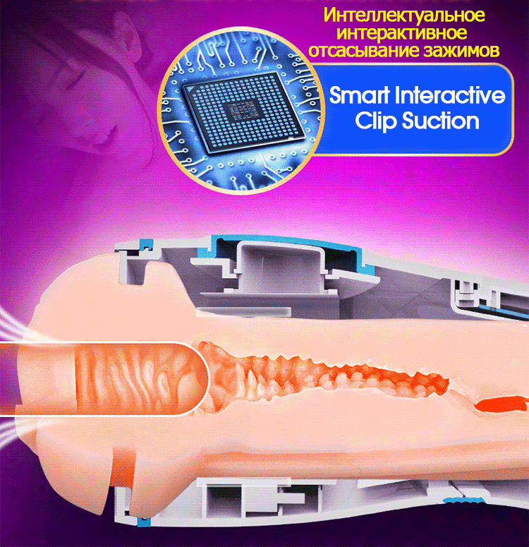 High-Frequency Realistic  Masturbation Cup