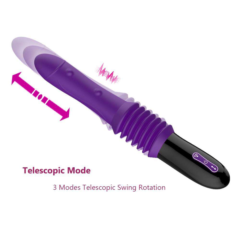 Automatic Hands Free Thrusting Dildo Vibrator G-Spot Stimulation Massager