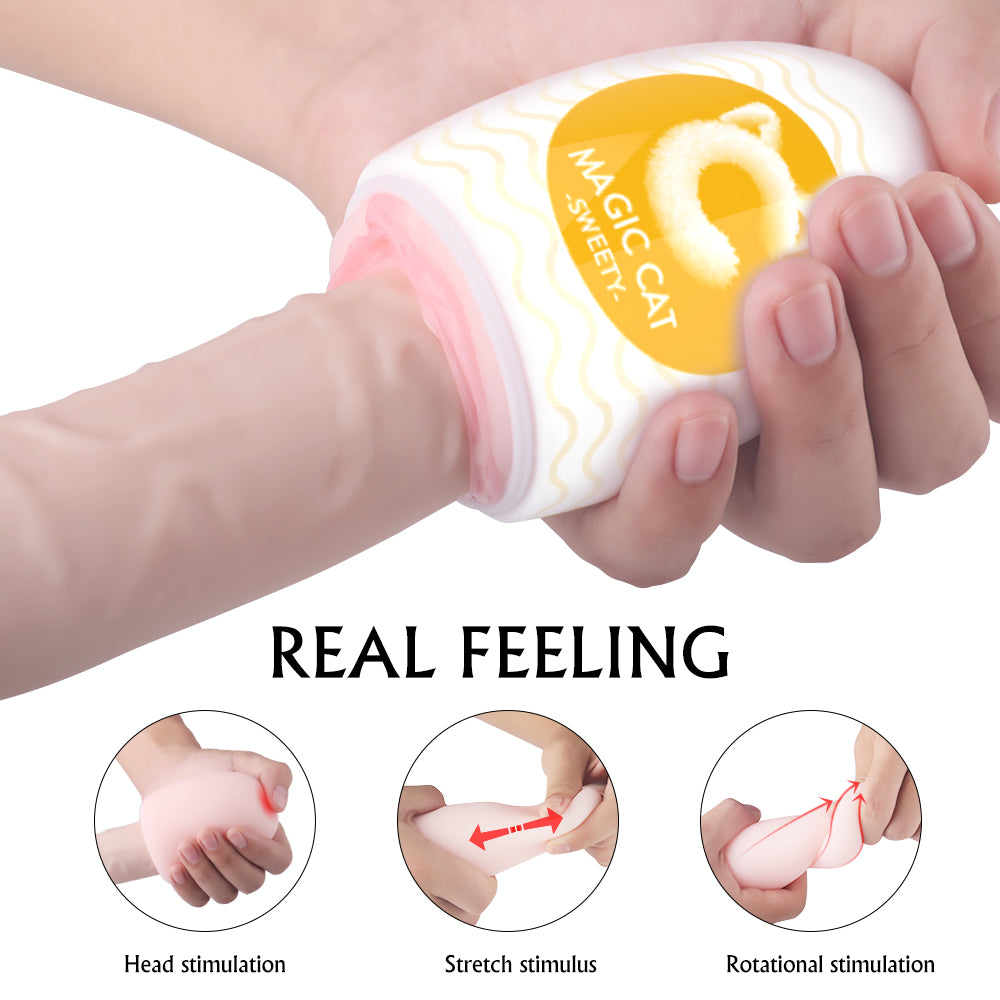 Portable Mini Pocket Pussy Egg Super Soft And Elastic Blowjob Toy-Uxolclub