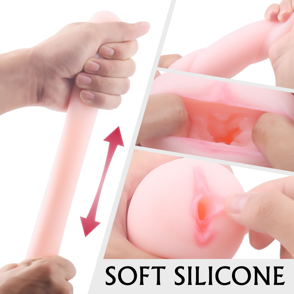 Portable Mini Pocket Pussy Egg Super Soft And Elastic Blowjob Toy-Uxolclub