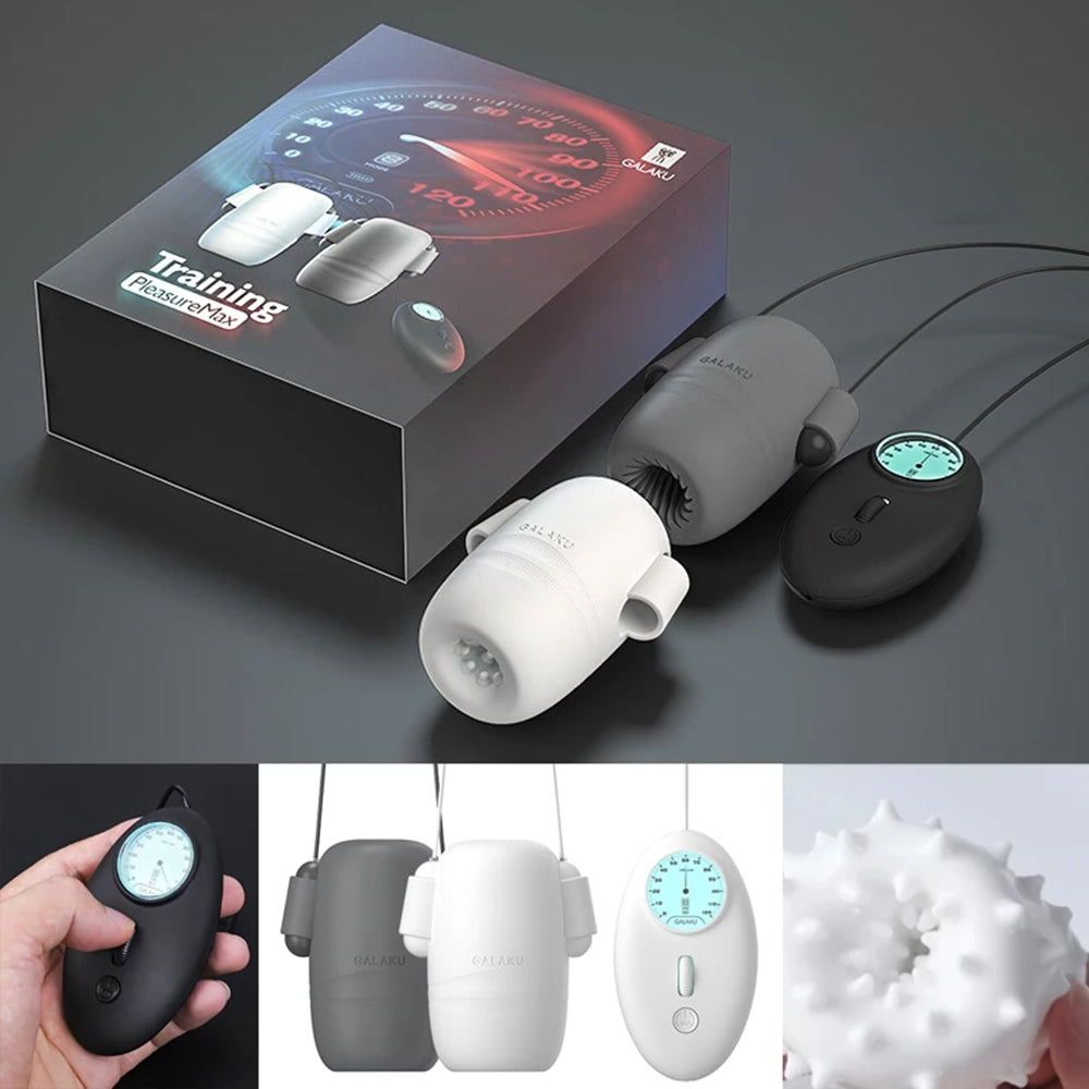 8 Gears Speed Trainer Electric Jet Cup Male Glans Massage Penis Trainer-Uxolclub