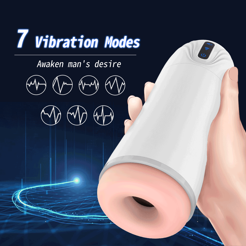 Fully Automatic 10 Frequency Cclip Suction Masturbator-Uxolclub