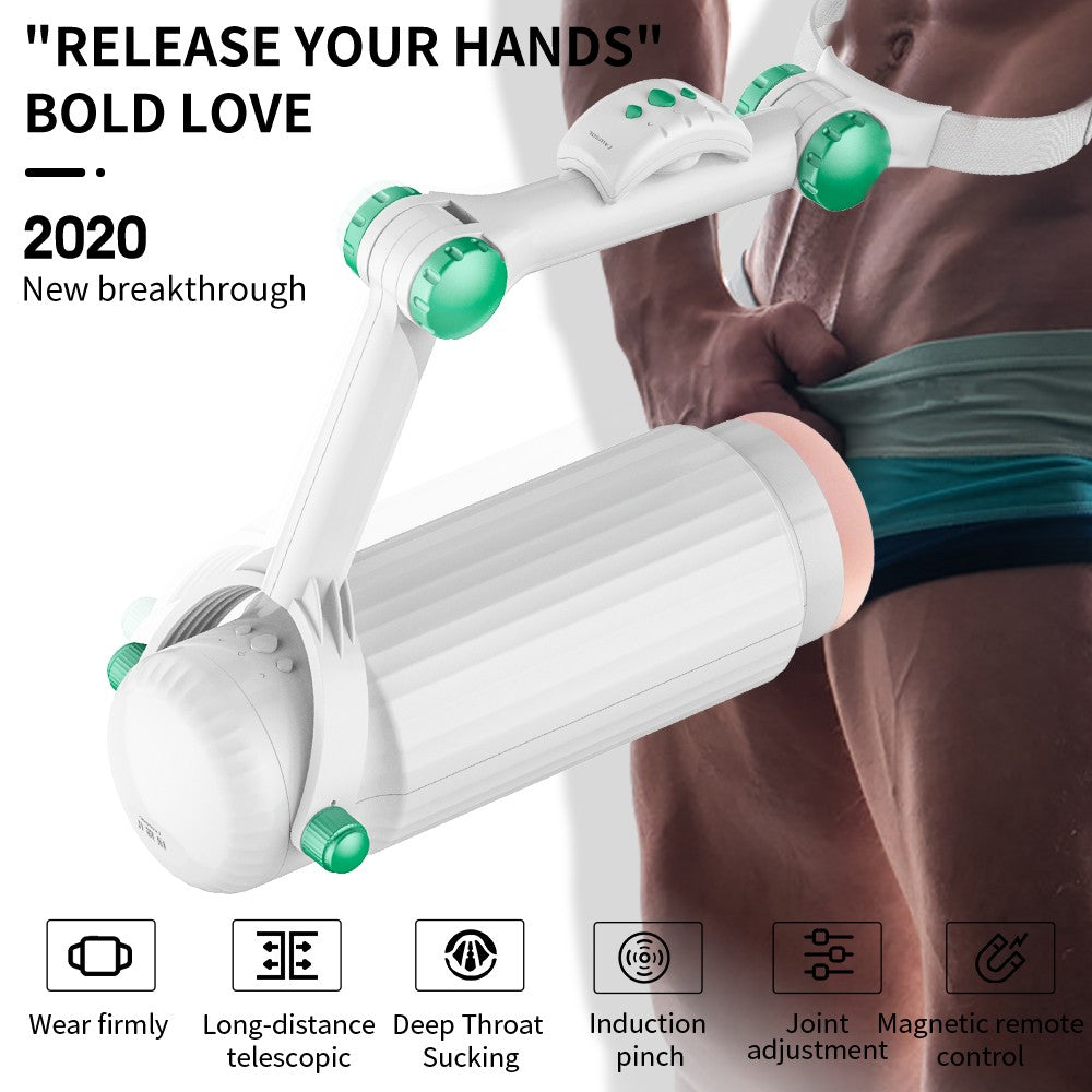 best vibrating electric toothbrush Wearable 8 Vibration Sucking Automatic Telescopic Masturbation Cup