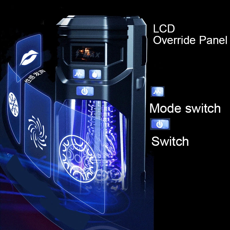 ExpLorer-X LCD Monitor Male Masturbator Blowjob Toys-Uxolclub