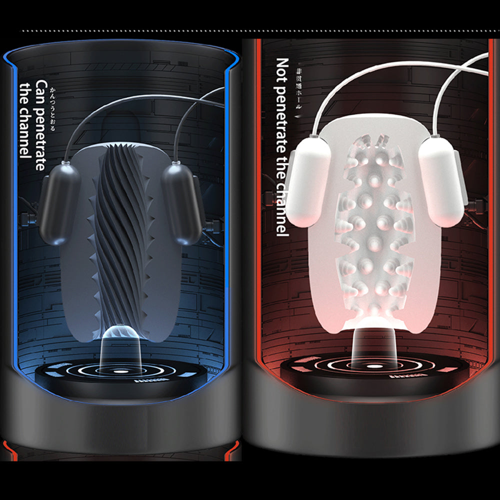 8 Gears Speed Trainer Electric Jet Cup Male Glans Massage Penis Trainer-Uxolclub
