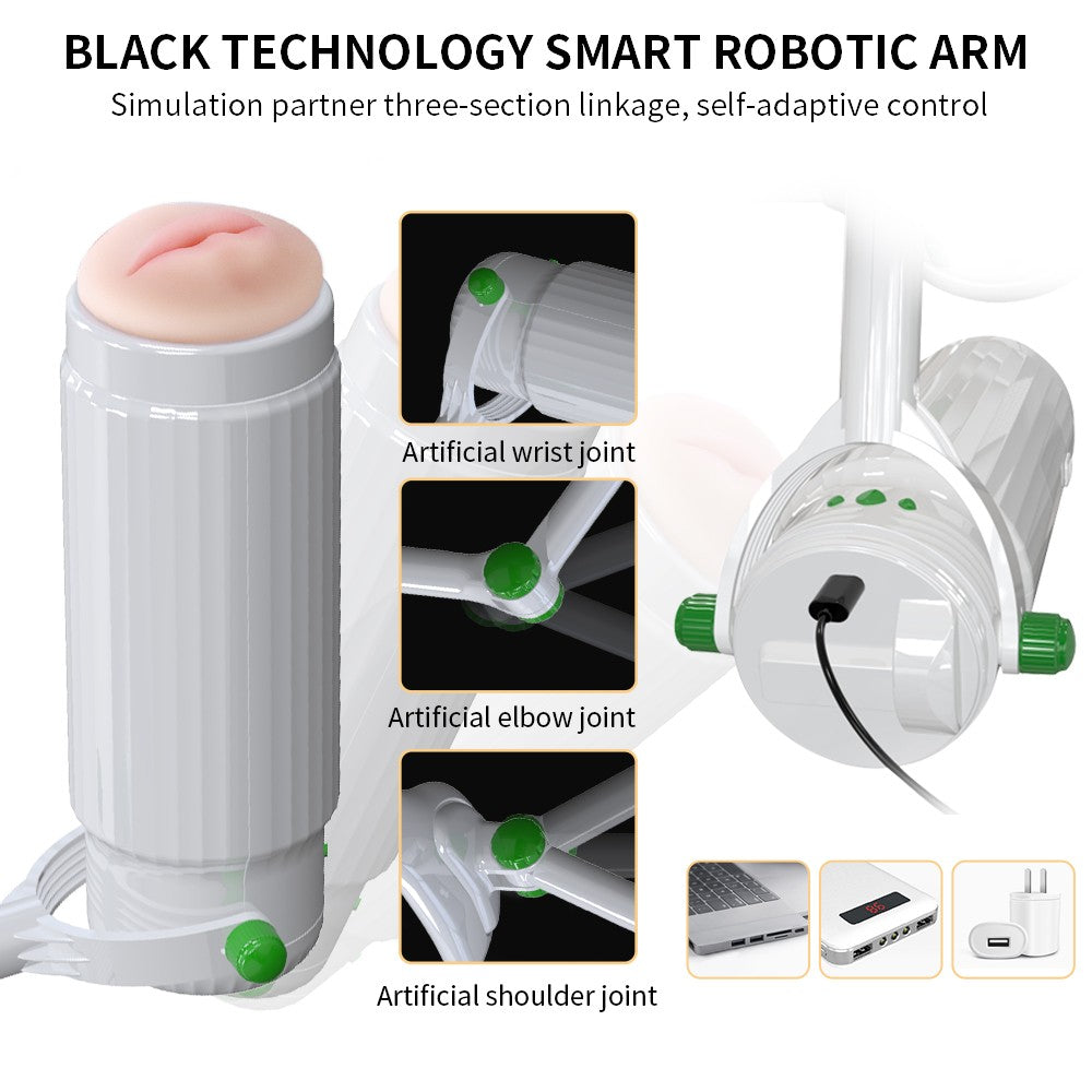 Wearable 8 Vibration Sucking Automatic Telescopic Masturbation Cup