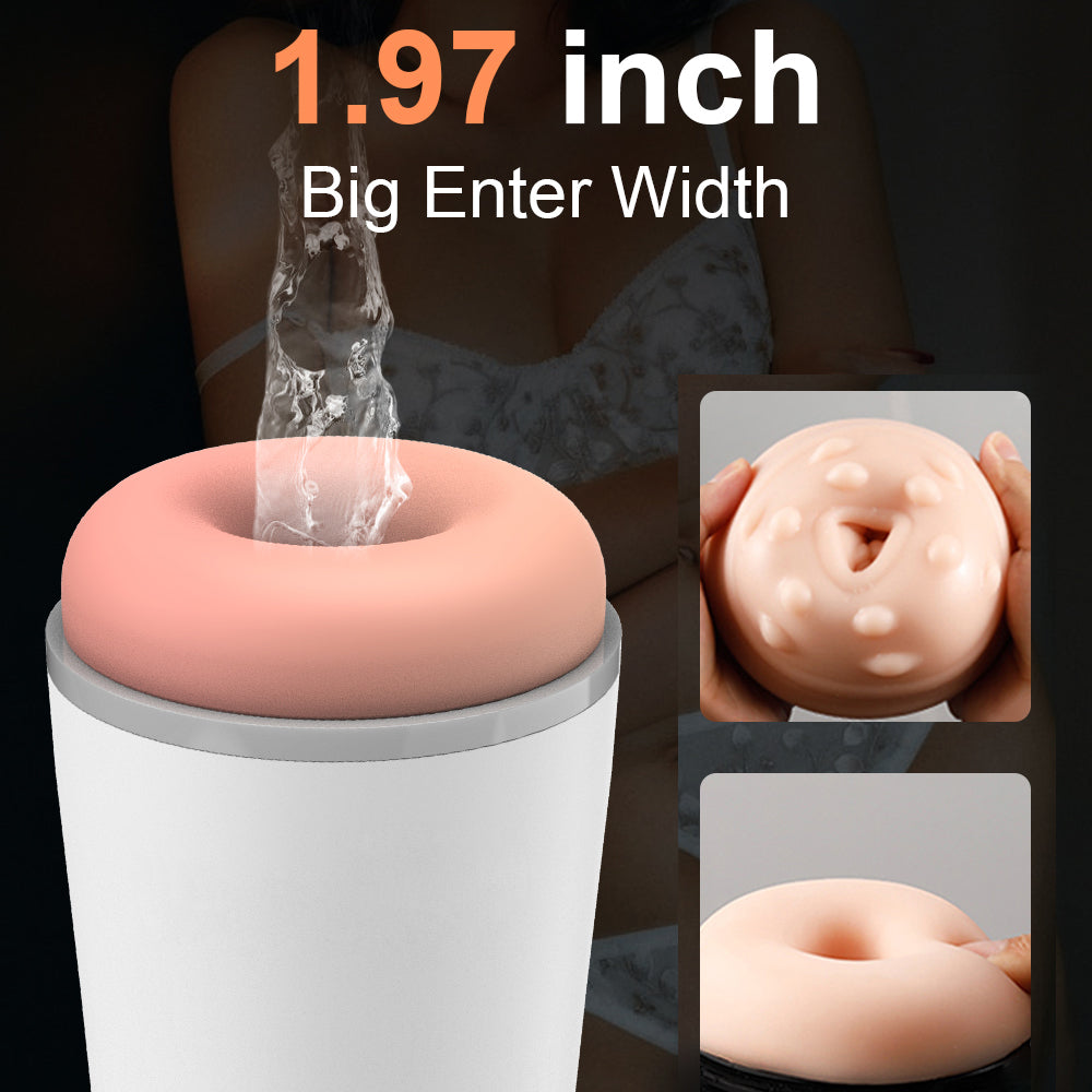 Fully Automatic 10 Frequency Cclip Suction Masturbator-Uxolclub