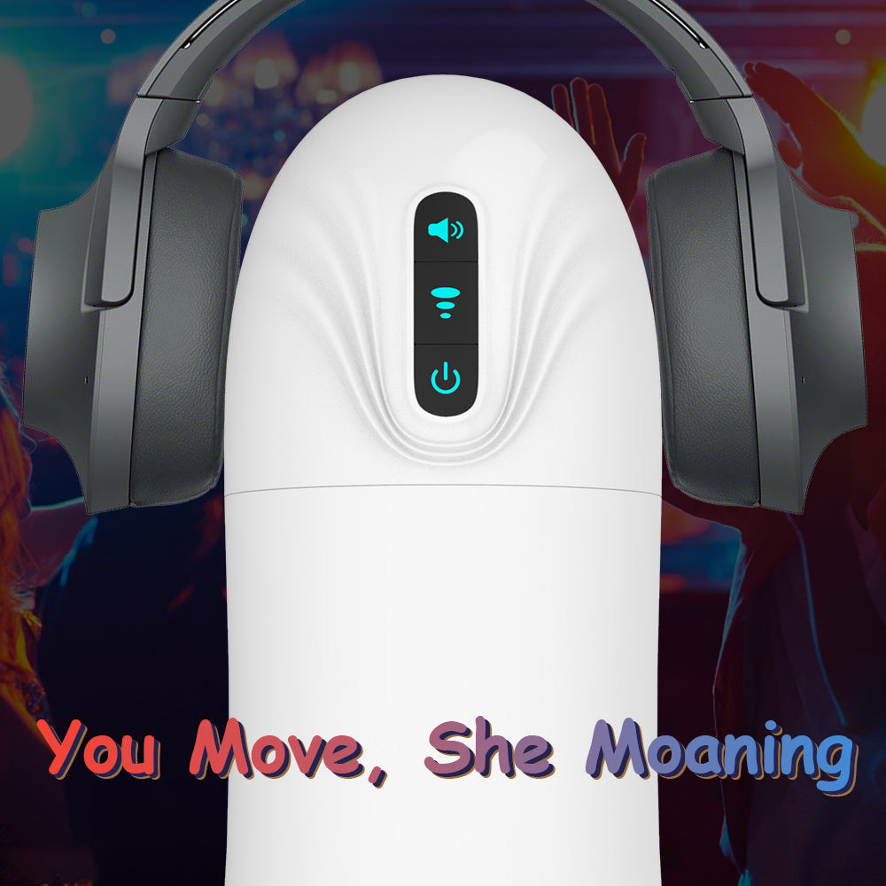 Fully Automatic 10 Frequency Cclip Suction Masturbator-Uxolclub