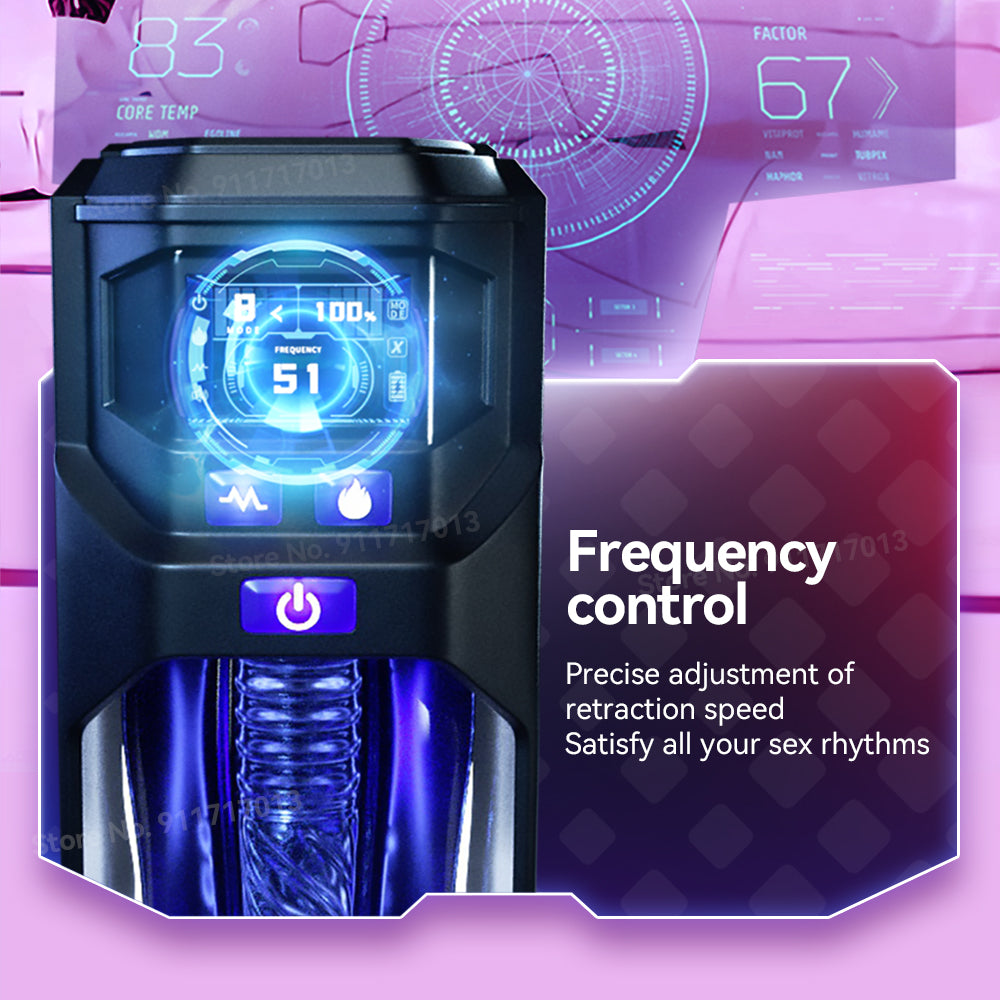 ExpLorer-X LCD Monitor Male Masturbator Blowjob Toys-Uxolclub