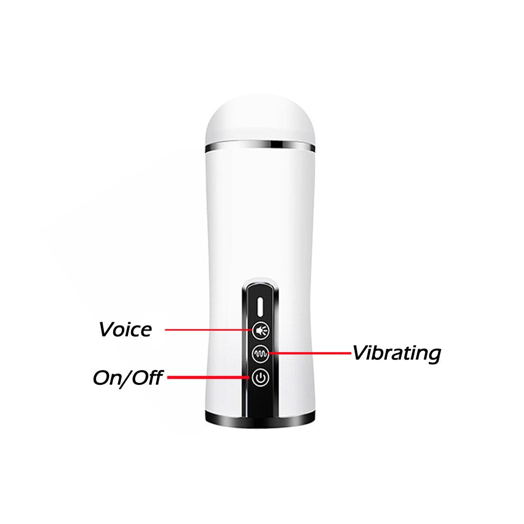 Silicone Material Vibrating Men's Masturbation Cup