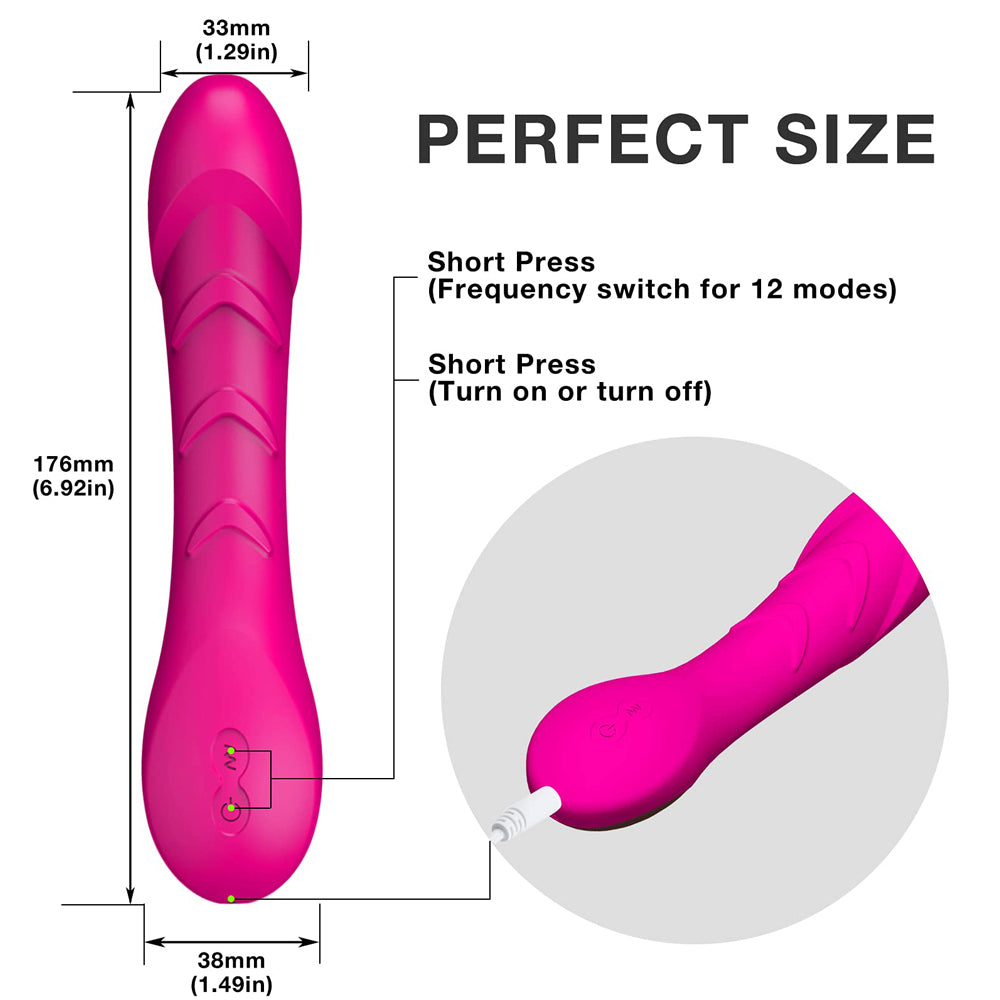 Vibrating Dildos Silicone Female Automatic Masturbator-Uxolclub