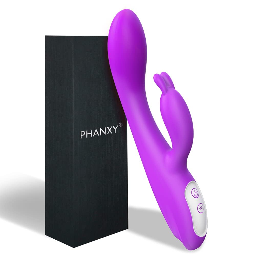 Rabbit Vibrating Dildos Female Heated Automatic Masturbator-Uxolclub