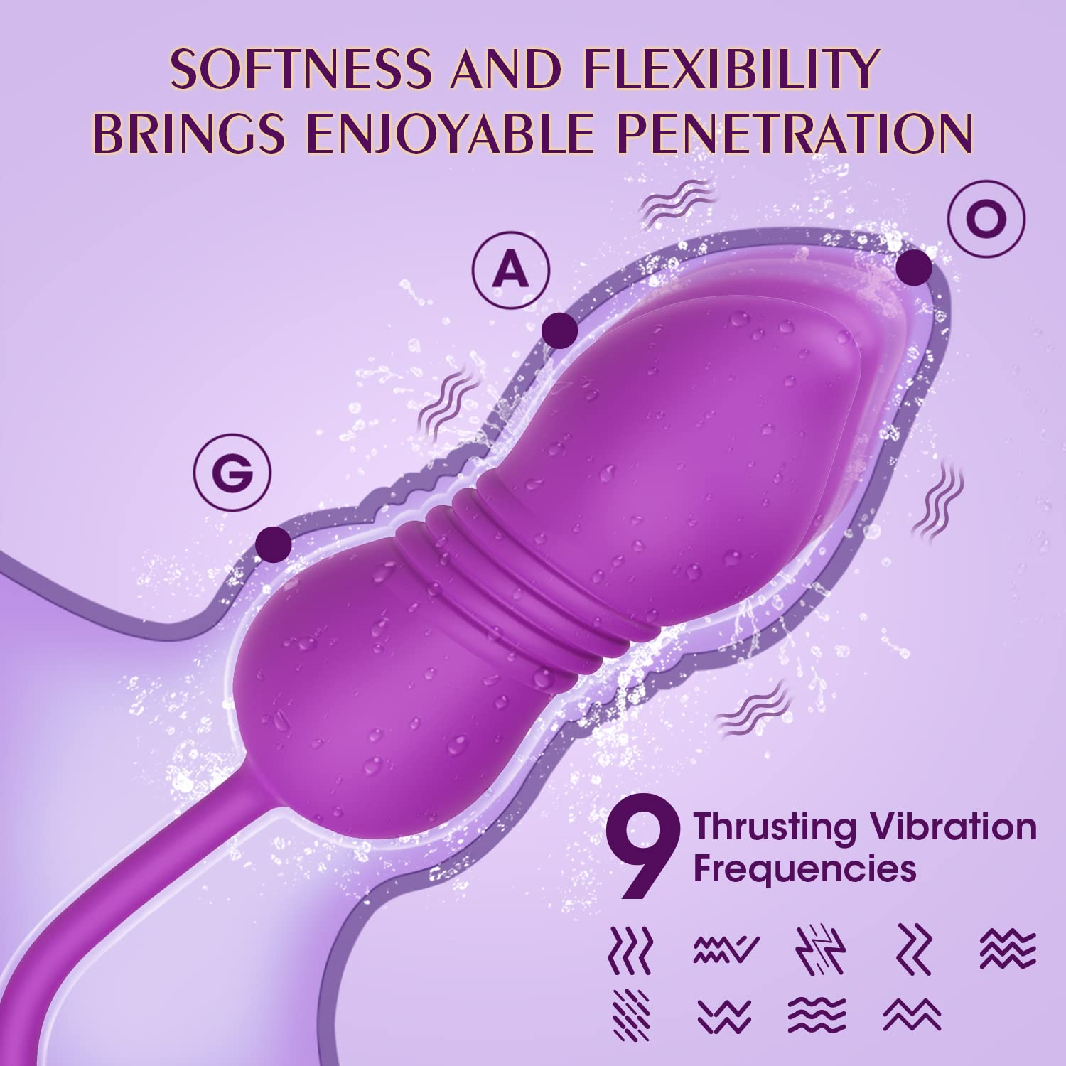 Rose Vibrating Tongue Licking Waterproof Vibrator-Uxolclub