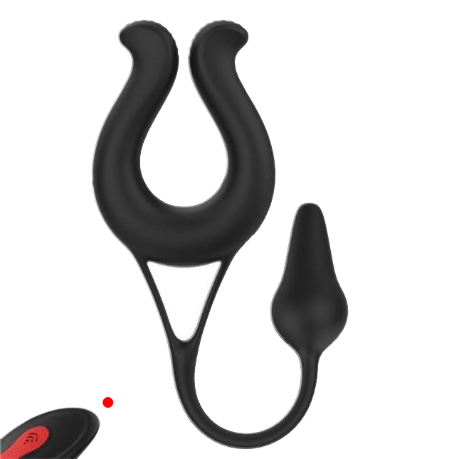 Wireless remote control men's penis ring vibrating ring-Uxolclub